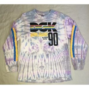 DGK Skate Worldwide #90 Tie Dye Rainbow Striped